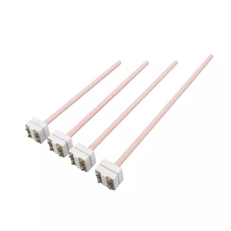 線径 0.2 ～ 0.4 mm タイプ S/B/R 白金ロジウム熱電対炉用溶融金属用高温センサープローブ