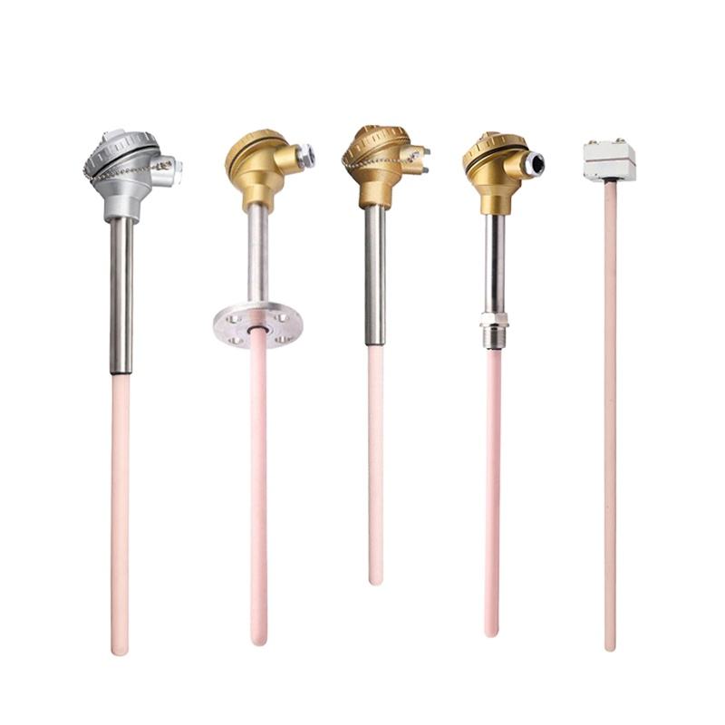 線径 0.2 ～ 0.4 mm タイプ S/B/R 白金ロジウム熱電対炉用溶融金属用高温センサープローブ