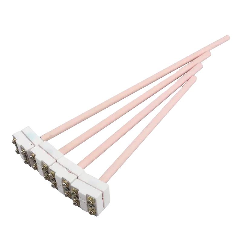 線径 0.2 ～ 0.4 mm タイプ S/B/R 白金ロジウム熱電対炉用溶融金属用高温センサープローブ