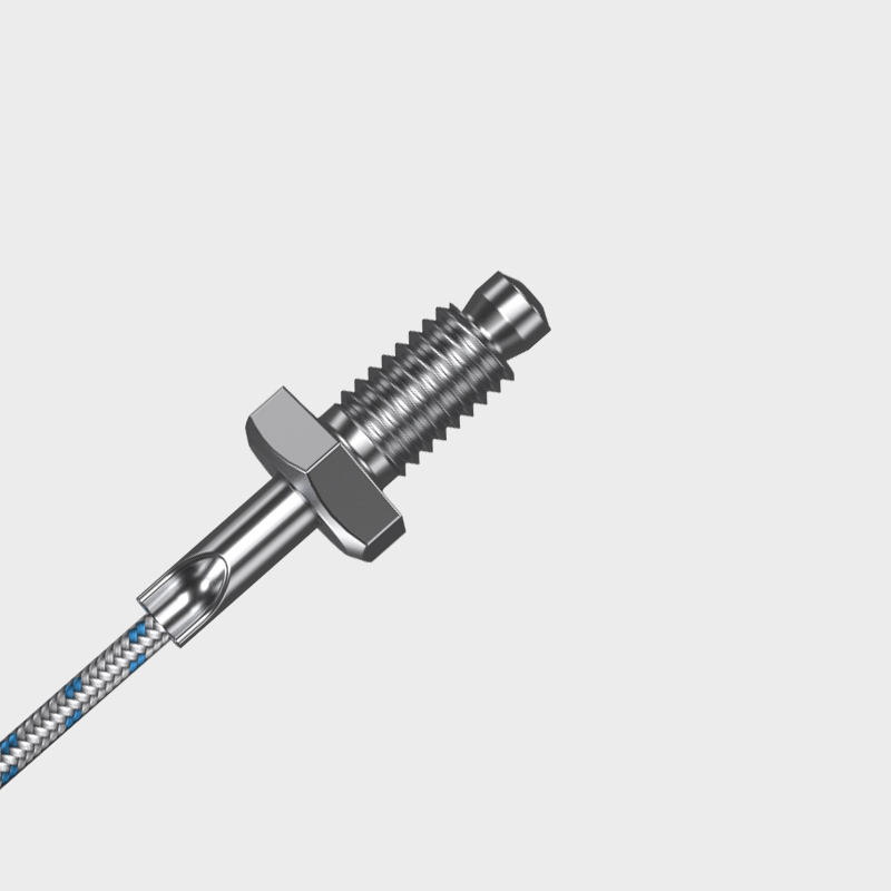 工業用グレードのコンパクトな温度センサー、ステンレス製ネジ取り付け PT100K プローブ (M6/M8) 熱電対